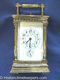 Restored French Repeatin Carriage Clock