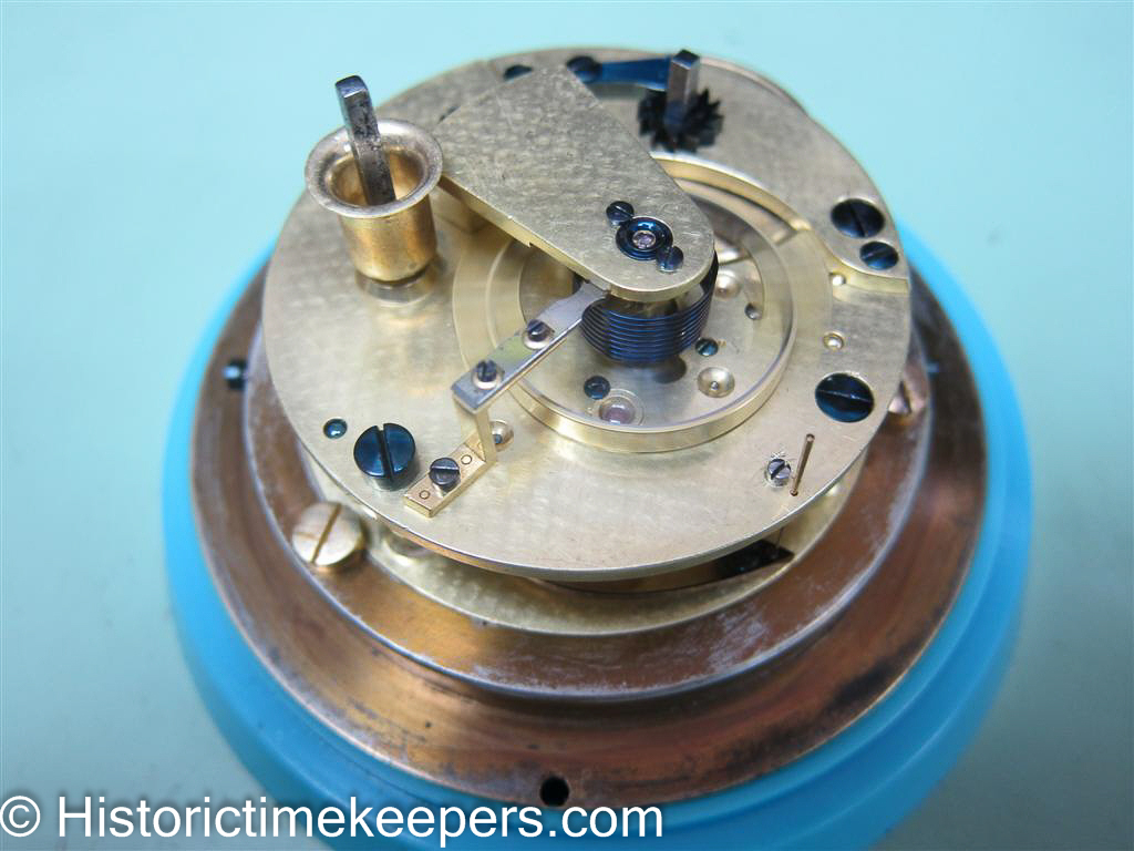 Restored Parkinson and Frodsham Chronometer ready for casing