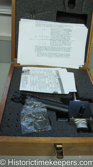 sale watchmaker restoration mill schaublin sip aciera jig borer lathe measurement centering scope