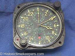  Restored Hamilton Elgin 37500 Aircraft Clock