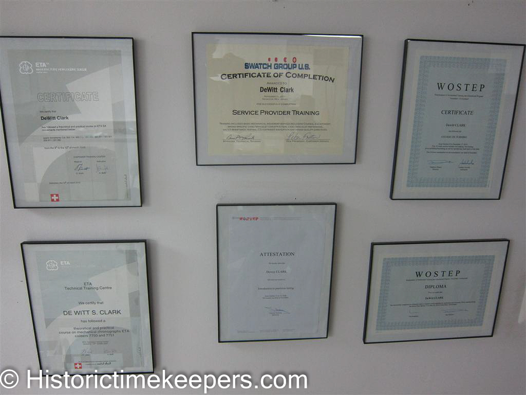 watchmaker education training certification qualifications