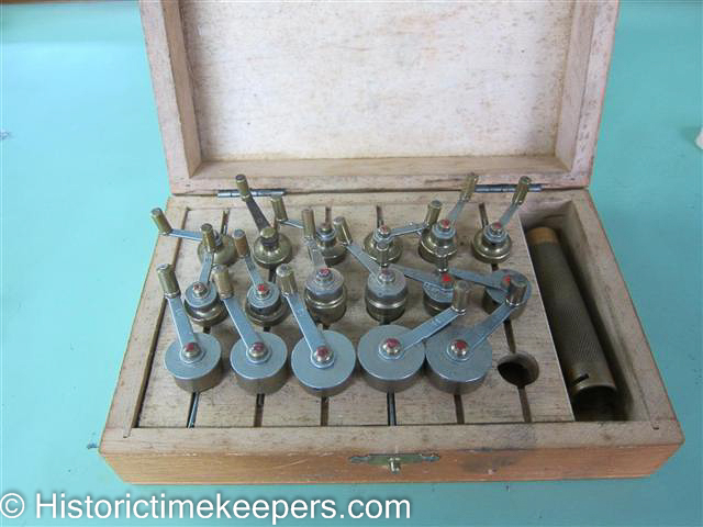 Watchmaking watch repair restoration equipment for sale bergeon mainspring winders