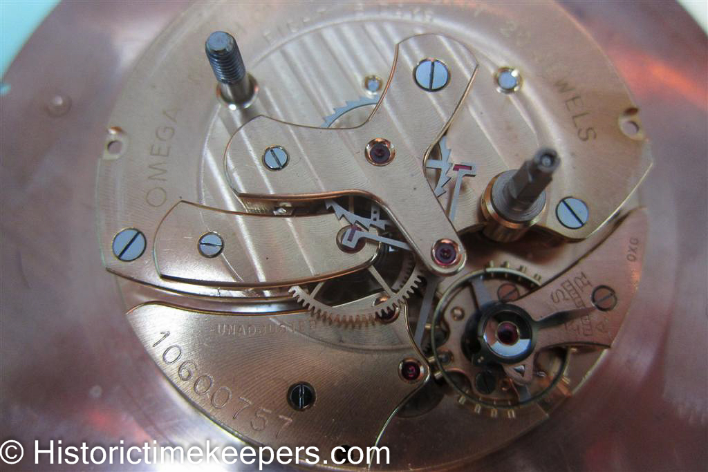 Restored Rare Omega Jump Seconds Clock