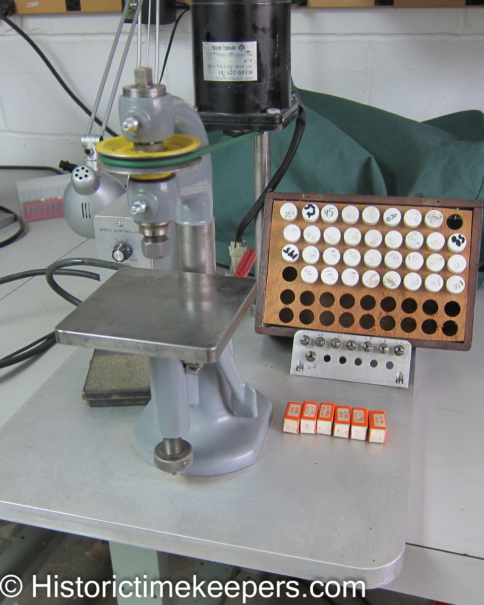 Watchmaking watch repair restoration equipment for sale schaublin micro   drill press