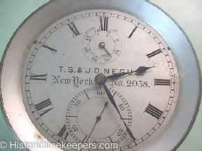 Dial View Negus Marine Chronometer