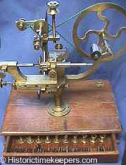 rounding up tool chronometer carpano wheel cutting watch service repair restoration watchmaker horia